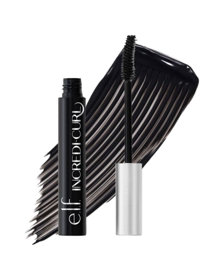 إلف ماسكارا إي.إل.إف. إنكريدي-كيرل لتجعيد وتكثيف الرموش - لون أسود فاحم، تدوم طويلاً، تركيبة قابلة للتكثيف وخالية من التكتلات، نباتية ولم تُختبر على الحيوانات - Image 1